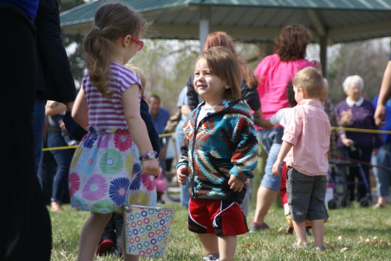 Making friends, ECCO Easter Egg Hunt 2014