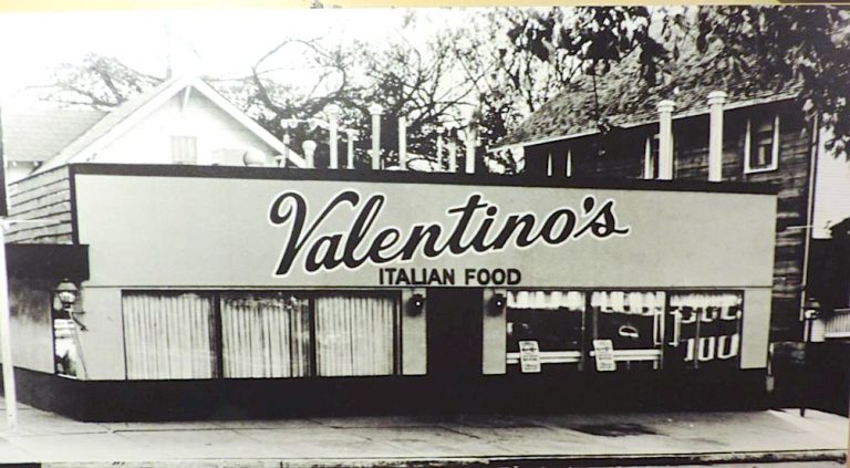 Historic picture of long-time East Campus restaurant, Valentino's