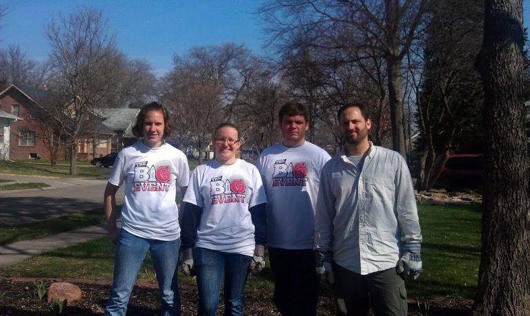 Big Event volunteers