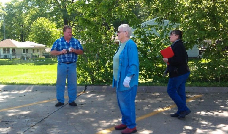 Three people oversee cleanup efforts